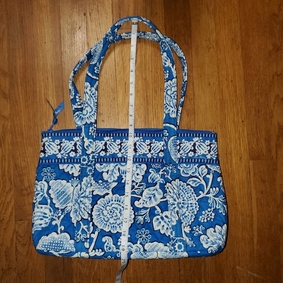 Vera Bradley Blue Lagoon Tote - Picture 8 of 11